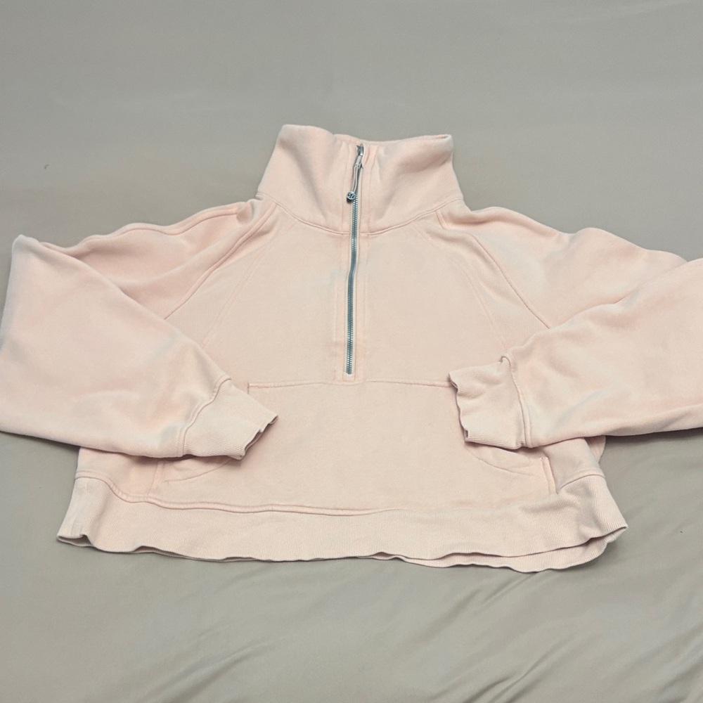 Lululemon Peach Half-Zip Pullover